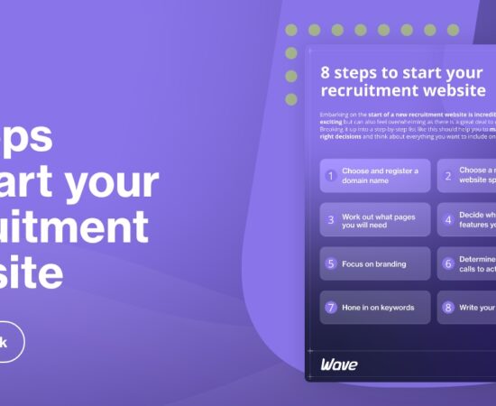 8 Steps to start your recruitment website [Infographic]