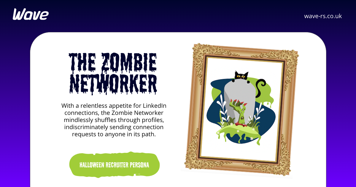 recruiter persona - halloween, the zombie networker