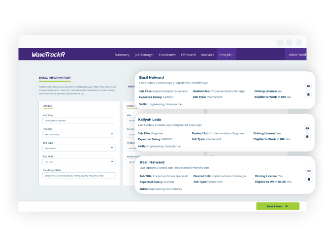 Talent Pool, WaveTrackR