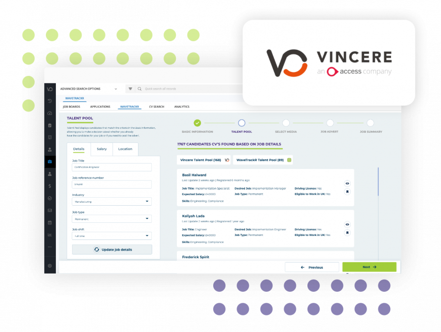 Vincere Integration