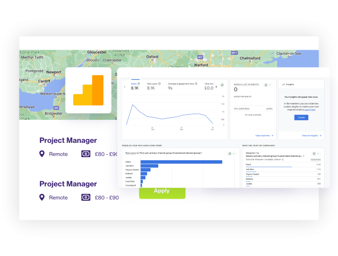 Google Analytics tracking for recruitment websites