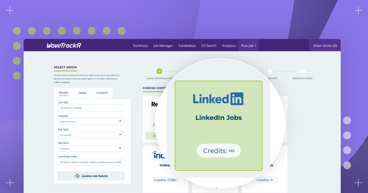 How to post jobs on LinkedIn with WaveTrackR: A recruiter’s guide