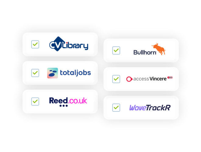 Search multiple CV databases including CV-Library, Totaljobs and Reed